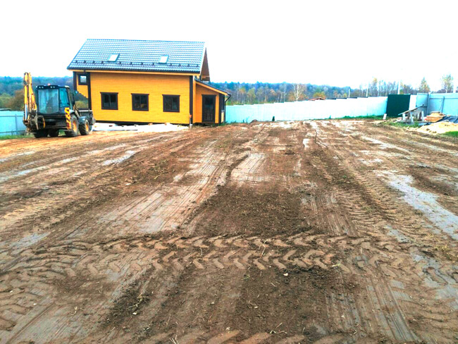 Планировка земельного участка в Серпуховском районе